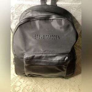 Like New inspired Steve Madden Charcoal Logo Backpack